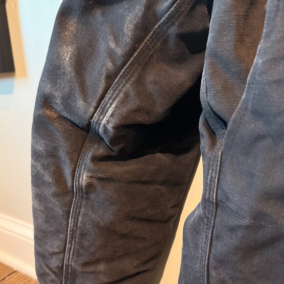Vintage Carhartt Duck Canvas Chore Coat Jacket Mens Size Large Quilt Lined CQ185 - Picture 3 of 10